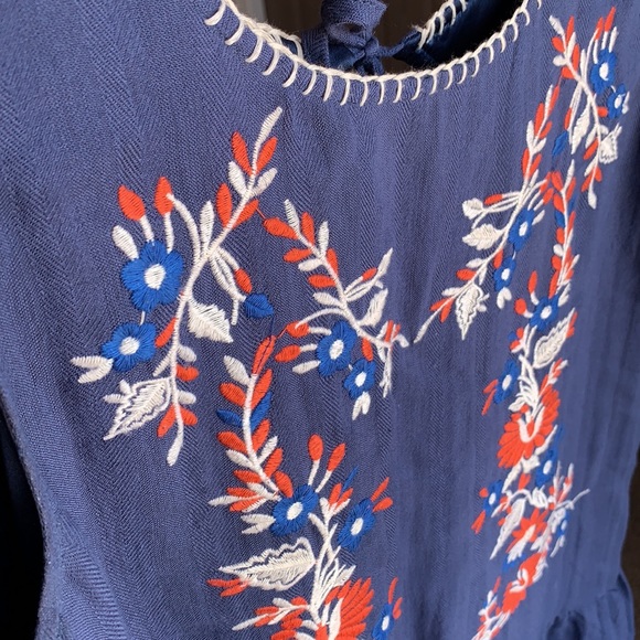 THML embroider print dress-L - Picture 2 of 4